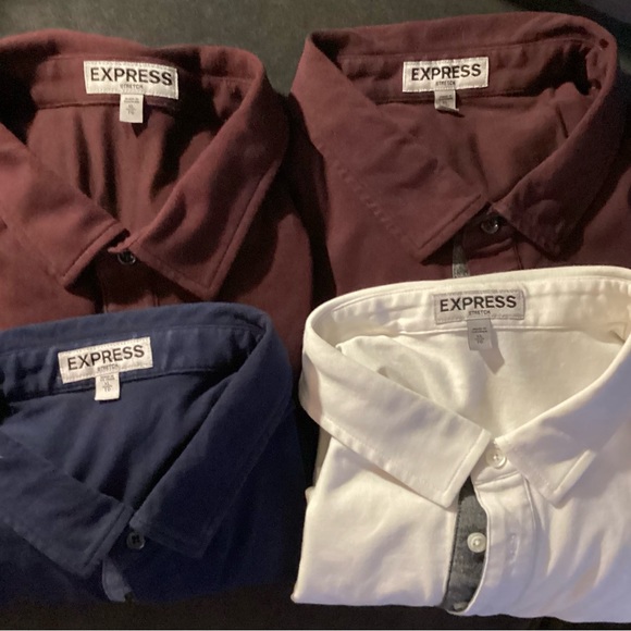 Men’s Express Stretch Short Sleeve Polo Shirts - Picture 4 of 4